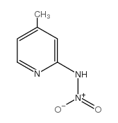 N-(4-甲基吡啶-2-基)硝酰胺 结构式