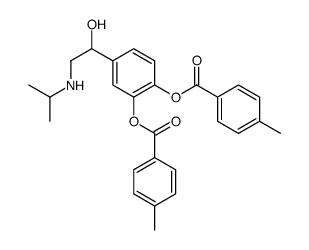 二-4-甲苯甲酰异丙肾上腺素 结构式