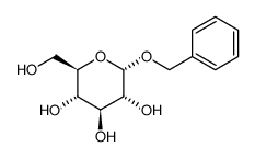 苄基 α-D-吡喃葡萄糖苷 结构式