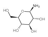 beta-D-吡喃葡萄糖胺 结构式