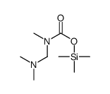 N-[(二甲氨基)甲基]-N-甲基氨基甲酸三甲基硅酯 结构式