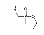 Phosphinic acid, methyl[(methylamino)methyl]-, ethyl ester 结构式