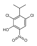 2,4-二氯-3-异丙基-6-硝基苯酚 结构式