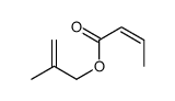 2-methylallyl 2-butenoate 结构式