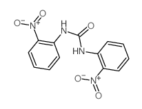 1,3-bis(2-nitrophenyl)urea 结构式