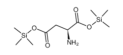 L-Aspartic acid, bis(trimethylsilyl) ester 结构式