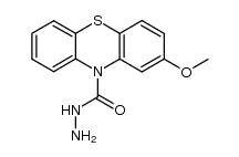 2-甲氧基-10H-吩噻嗪-10-碳酰肼 结构式