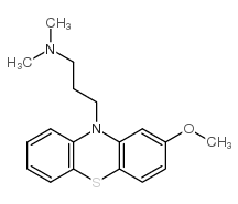 美索丙嗪 结构式