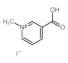 3-羧基-1-甲基吡啶碘化物 结构式