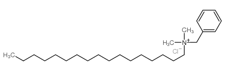 氯化二甲基十七烷基苄基铵 结构式