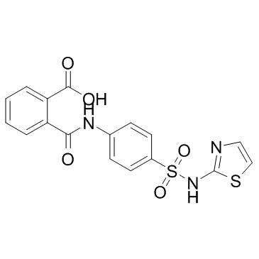 酞磺胺噻唑 结构式