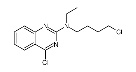 2-Quinazolinamine, 4-chloro-N-(4-chlorobutyl)-N-ethyl- 结构式
