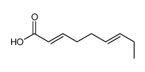 (2E,6Z)-2,6-Nonadienoic acid 结构式
