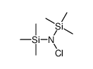 N-氯-1,1,1-三甲基-N-(三甲基硅基)硅胺 结构式
