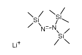 Hydrazine, 1,1,2-tris(trimethylsilyl)-, lithium salt (1:1) 结构式