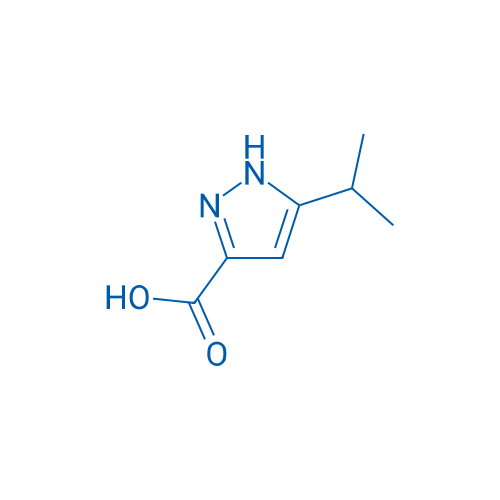 5-异丙基吡唑-3-甲酸 结构式