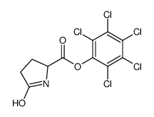 L-焦谷氨酸五氯苯基酯 结构式