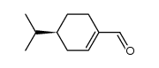 (4S)-4-异丙基-1-环己烯-1-甲醛 结构式