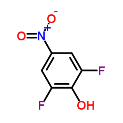 2,6-二氟-4-硝基苯酚 结构式