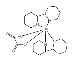 oxalic acid: ruthenium(+4) cation: 2-(3,4,5,6-tetrahydro-2H-pyridin-2-yl)-6H-pyridine: 2-(3,4,5,6-tetrahydro-2H-pyridin-2-yl)-3,4,5,6-tetrahydro-2H-pyridine 结构式
