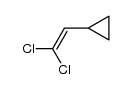 Cyclopropane,(2,2-dichloroethenyl)- 结构式