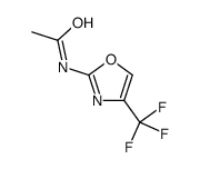 N-(4-三氟甲基-2-恶唑基)-乙酰胺 结构式
