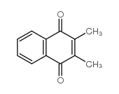 2,3-dimethyl-1,4-naphthoquinone 结构式