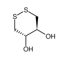 1,2-二噻烷-4,5-二醇 结构式