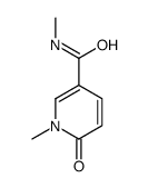 N,1-二甲基-6-氧代-1,6-二氢吡啶-3-甲酰胺 结构式