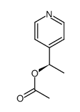 (R)-1-(4-吡啶基)乙基乙酸酯 结构式