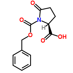 CBZ-L-焦谷氨酸 结构式