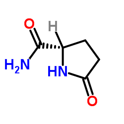 L-焦谷氨酰胺 结构式