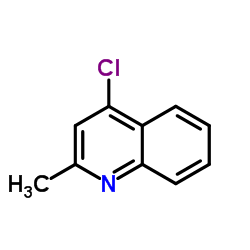 4-氯喹哪啶 结构式