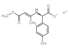 D-(-)-对羟基苯甘氨酸邓钾盐 结构式