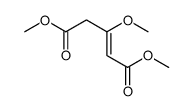 2-Pentenedioic acid, 3-methoxy-, 1,5-dimethyl ester 结构式