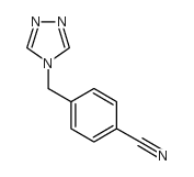 4-(4-氰基苄基)-1,2,4-三唑 结构式