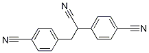 4-[1-氰基-2-(4-氰基苯基)乙基]苄腈 结构式