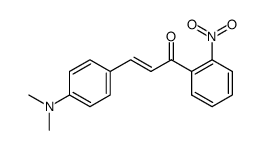 3-[4-(二甲氨基)苯基]-1-(2-硝基苯基)丙-2-烯-1-酮 结构式