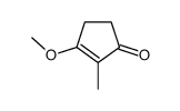 3-甲氧基-2-甲基-2-环戊烯-1-酮 结构式