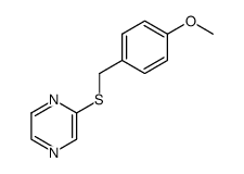 Pyrazine, 2-[[(4-methoxyphenyl)methyl]thio]- 结构式
