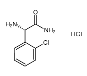 (S)-2-(2-氯苯基)甘氨酰胺盐酸盐 结构式