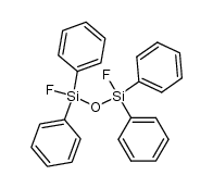 1,3-二氟-1,1,3,3-四苯基二硅氧烷 结构式