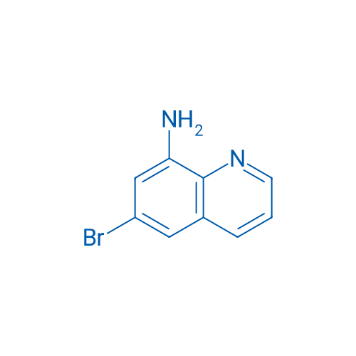 6-溴-8-氨基喹啉 结构式