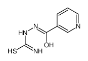 3-Pyridinecarboxylic acid, 2-(aminothioxomethyl)hydrazide 结构式