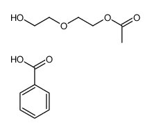 2-[2-(乙酰氧基)乙氧基]乙醇 苯甲酸酯 结构式