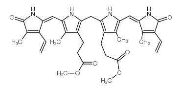胆红素二甲酯 结构式