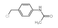 4-乙酰胺基苄基氯 结构式