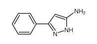 3-苯基-1H-吡唑-5-胺 结构式