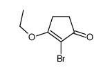 2-溴-3-乙氧基-2-环戊烯-1-酮 结构式