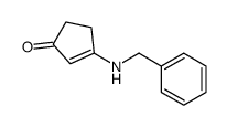 3-(苄氨基)环戊-2-烯-1-酮 结构式